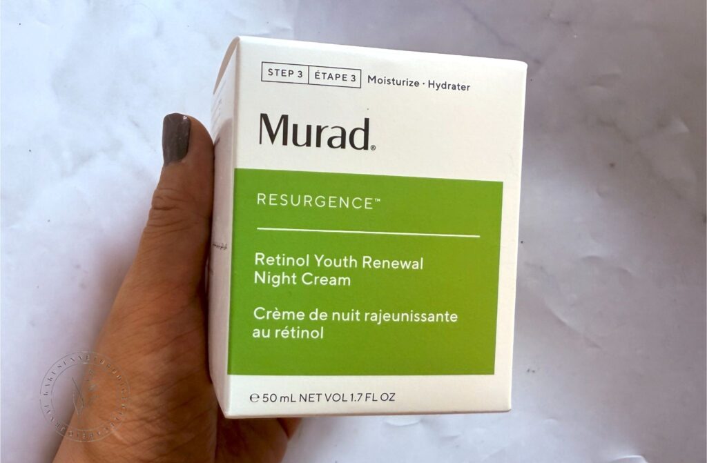 Murad(ミュラド)レチノール ユース ナイトクリームの箱